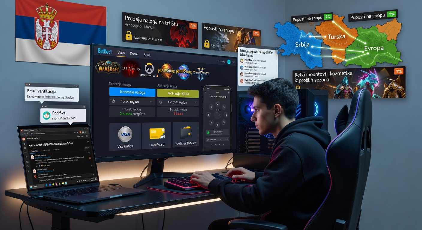 Kako aktivirati i upravljati Battle.net nalogom u Srbiji: Vaš vodič za prodaju i podršku игар